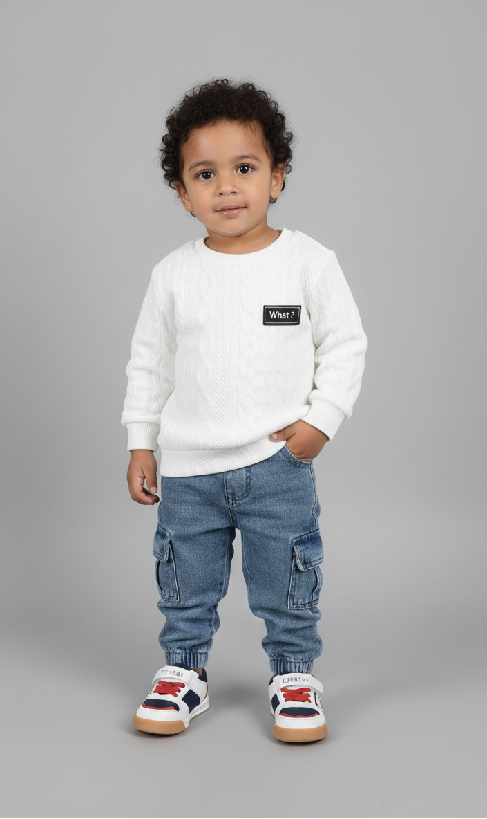 طقم من قطعتين وحذاء رياضي للاولاد