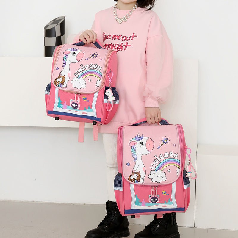 حقيبة مدرسية بطبعة الديناصور أو اليونيكورن ثلاثية الأبعاد