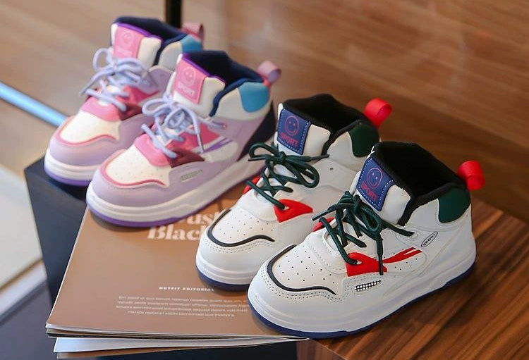 حذاء أطفال رياضي بألوان عصرية الأولاد والبنات