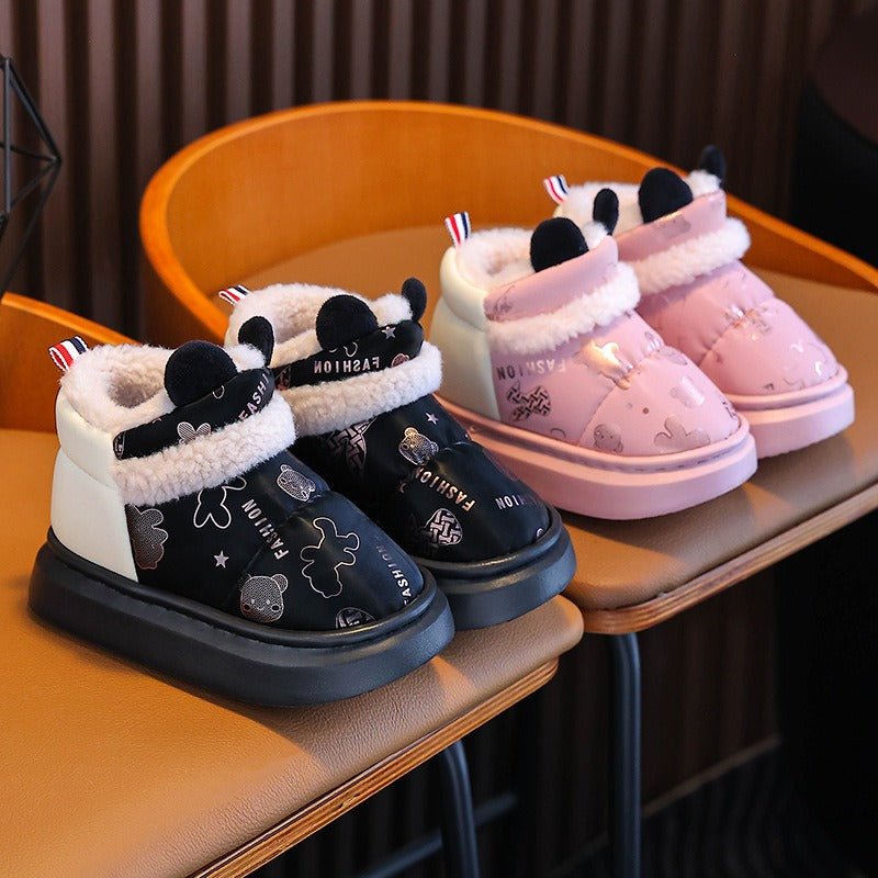 حذاء شتوي كرتوني دافئ للأطفال