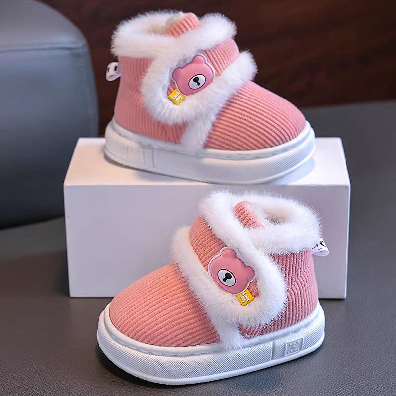 أحذية شتوية دافئة للأطفال