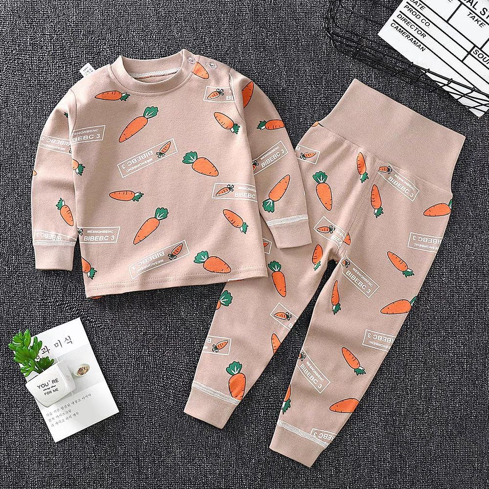 اطقم بيجاما برسومات كرتونية قطنية خريفية