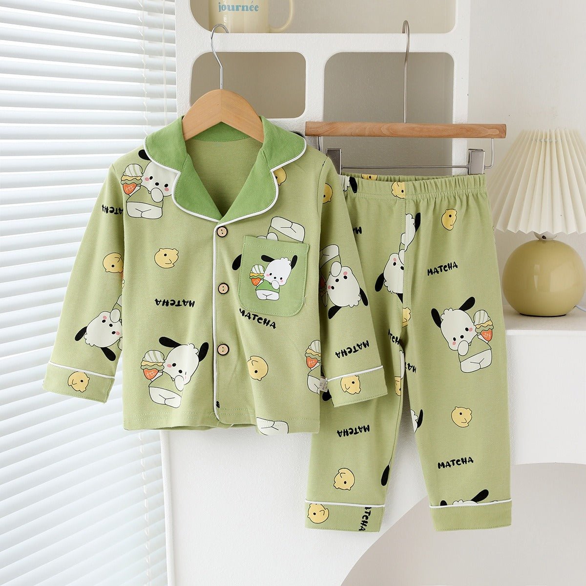 بيجاما أطفال بطبعات كرتونية  قطنية خفيفة