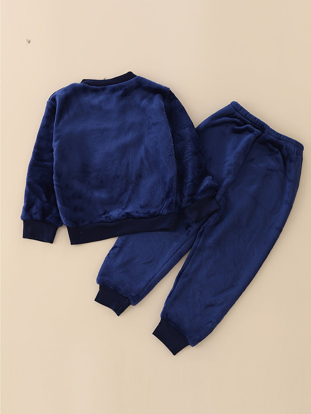 بيجاما قطعتين بتطريز كرتونى شتوي دافئ - DeerChic