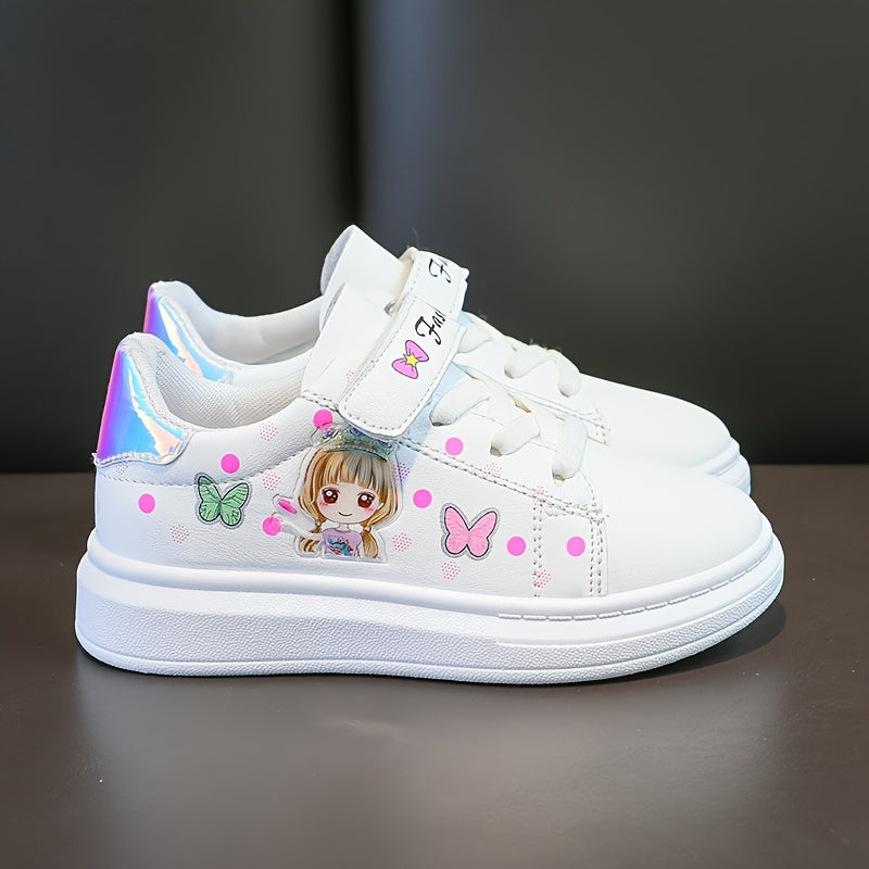 حذاء بناتي أنيق برسومات كرتونية