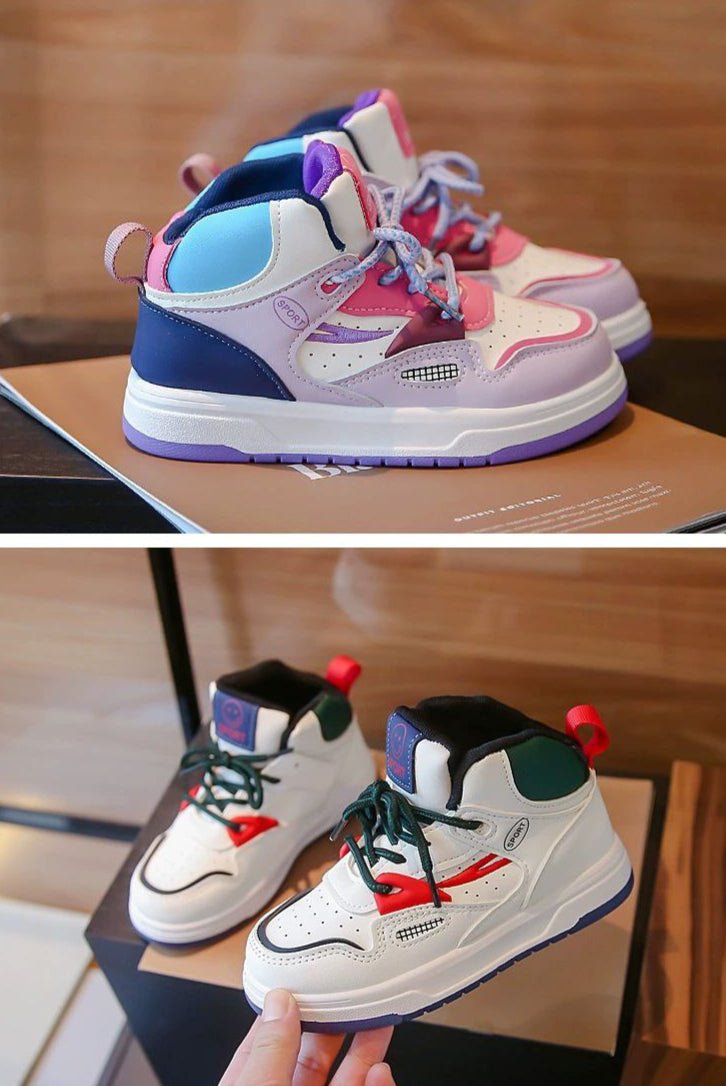 حذاء أطفال رياضي بألوان عصرية الأولاد والبنات