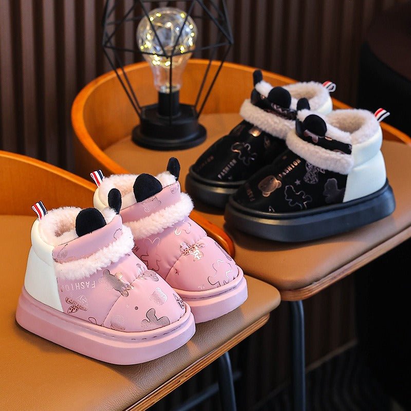 حذاء شتوي كرتوني دافئ للأطفال