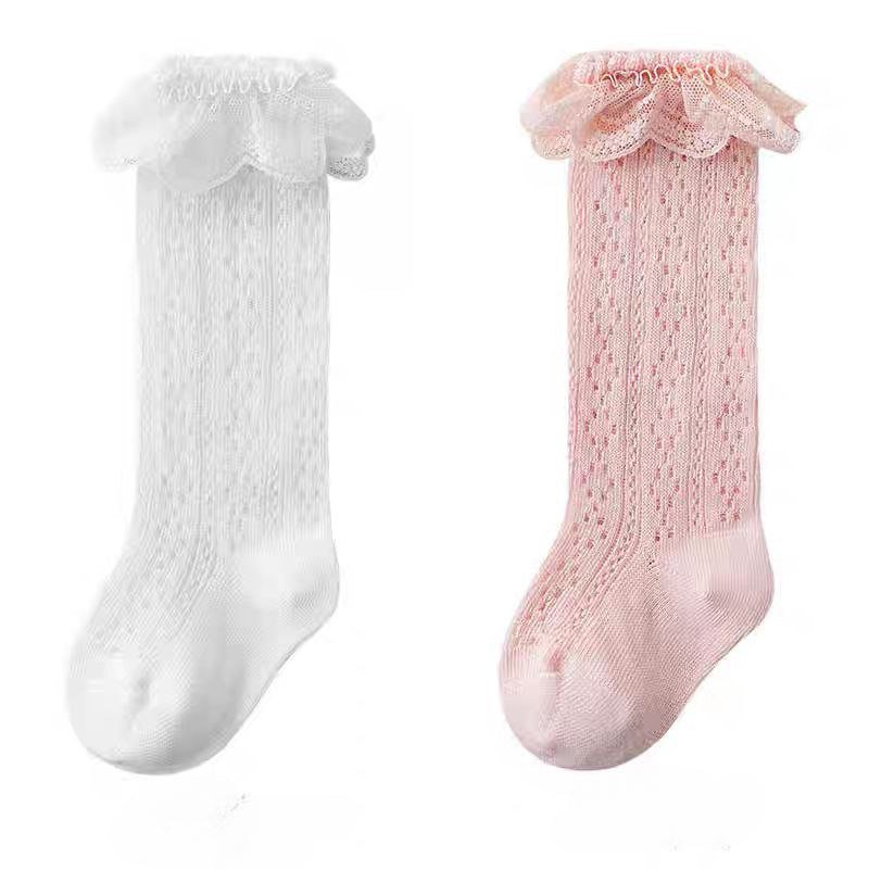 جوارب بناتية أنيقة بكشكش دانتيل لمسة ناعمة لكل إطلالة - DeerChic