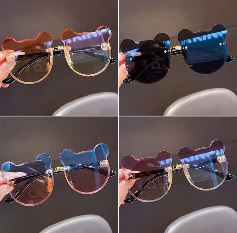 نظارات شمسية بتصميم دب للاطفال - DeerChic