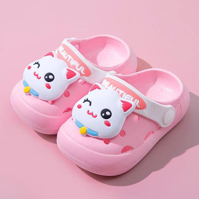 صنادل أطفال برسومات كرتونية مرحة بتصميم مطاطي خفيف الوزن وصيفي