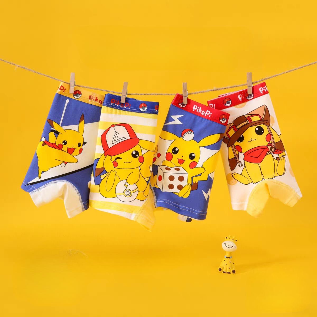 سراويل داخلية 4 قطع  قطن مريح للاطفال