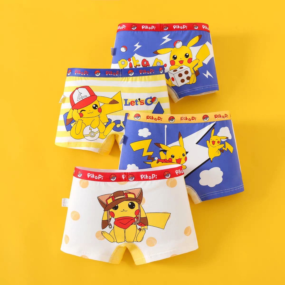 سراويل داخلية 4 قطع  قطن مريح للاطفال