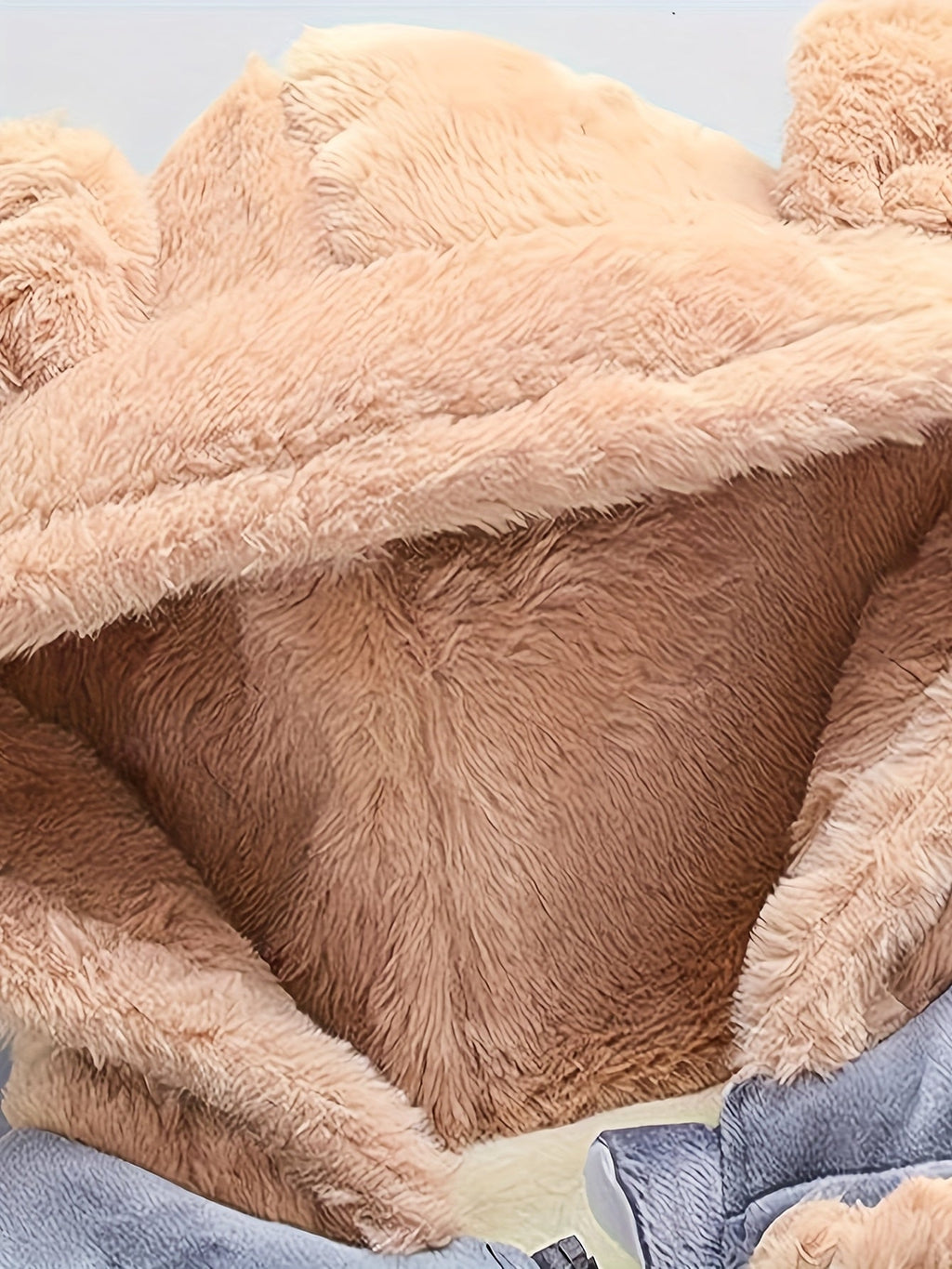 طقم أطفال 3 قطع مطرز بدب كرتوني شتوي دافئ - DeerChic