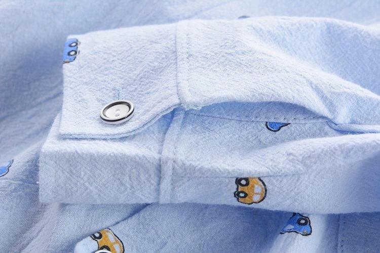 طقم بطبعة سيارات وبنطلون جينز للأولاد - DeerChic