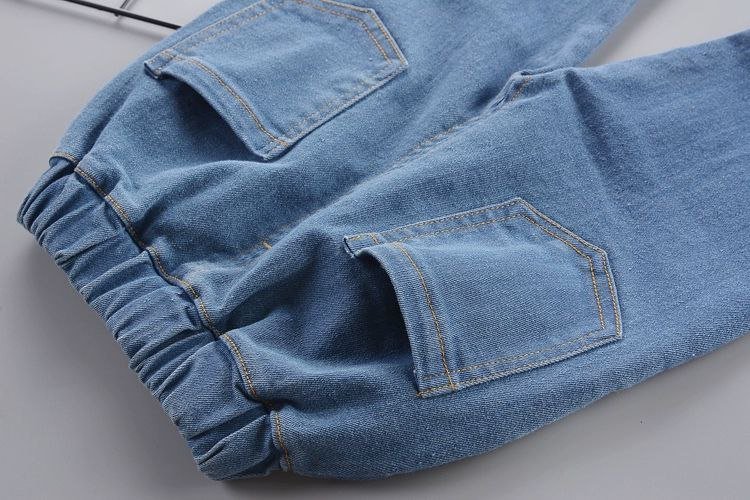 طقم بطبعة سيارات وبنطلون جينز للأولاد - DeerChic
