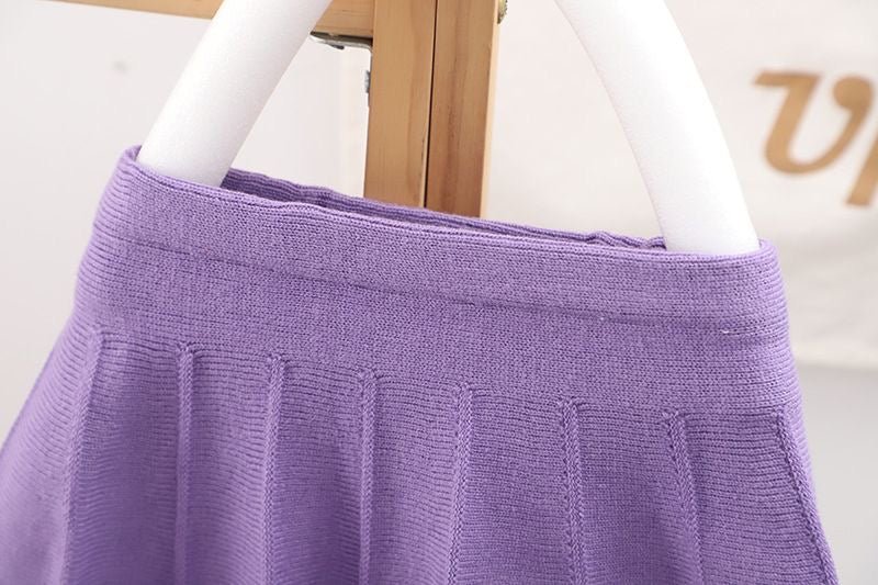 طقم خريفي بطبعات فواكه بارزة للبنات - DeerChic