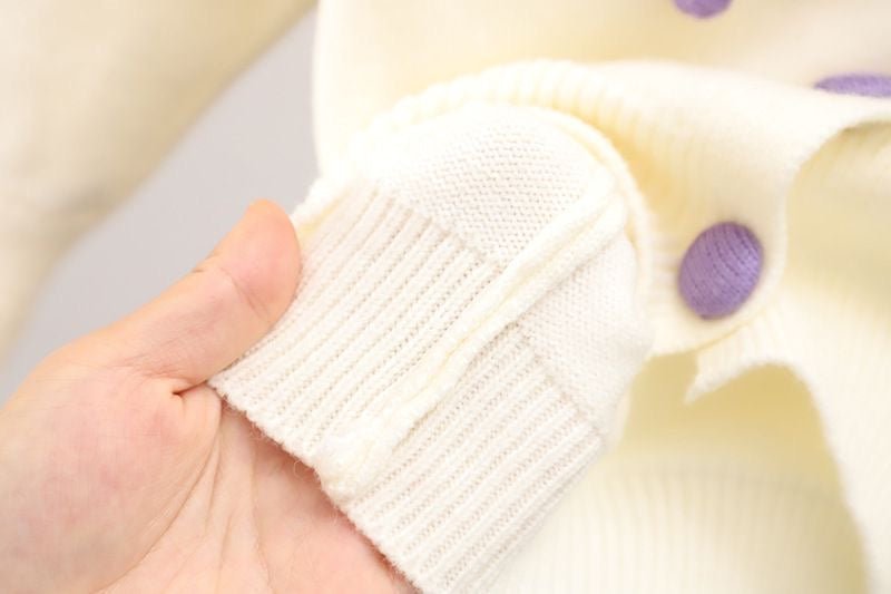 طقم خريفي بطبعات فواكه بارزة للبنات - DeerChic