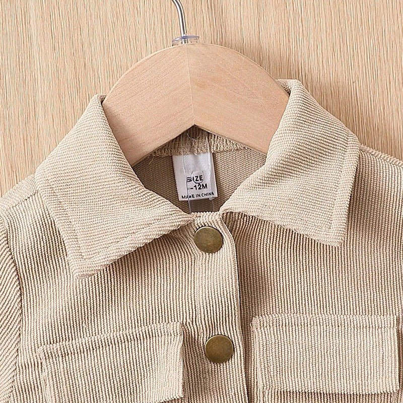 طقم من (قطعتين) كلاسيكي خريفي شتوي للأولاد - DeerChic