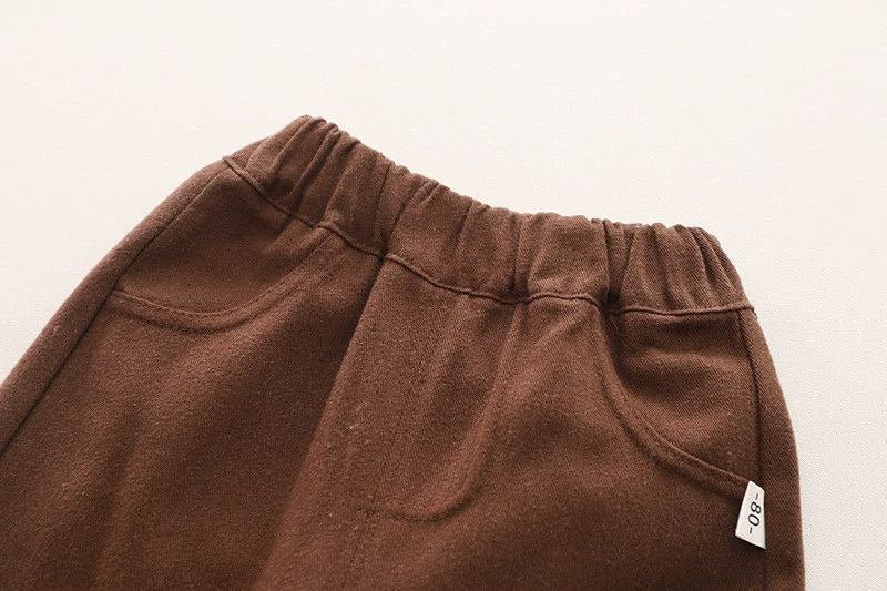 طقم ثلاثي بربطة عنق كلاسيكي خريفي شتوي رسمي للأولاد - DeerChic