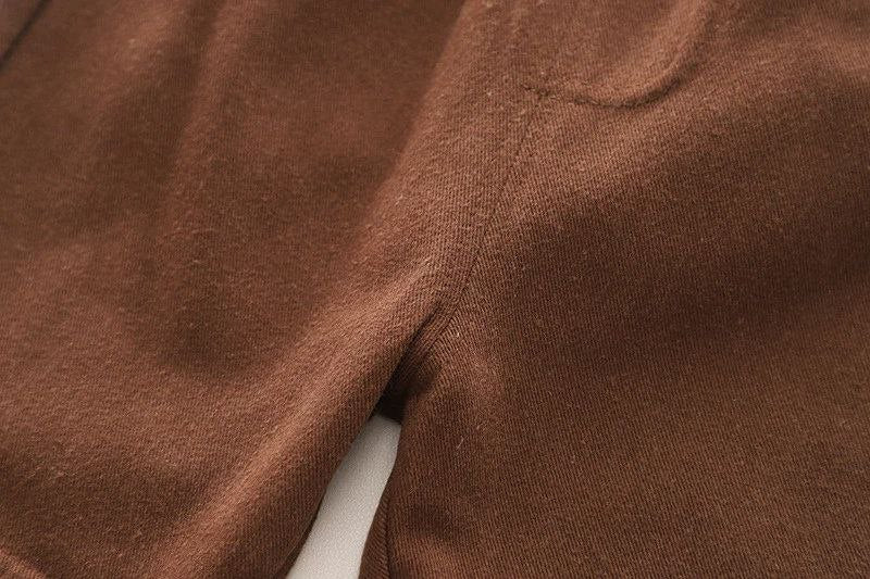 طقم ثلاثي بربطة عنق كلاسيكي خريفي شتوي رسمي للأولاد - DeerChic